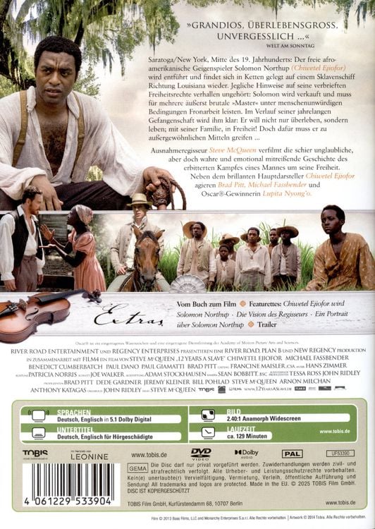 Produktbild: 12 Years a Slave