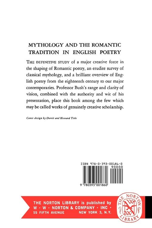Produktbild: Mythology and the Romantic Tradition in English Poetry