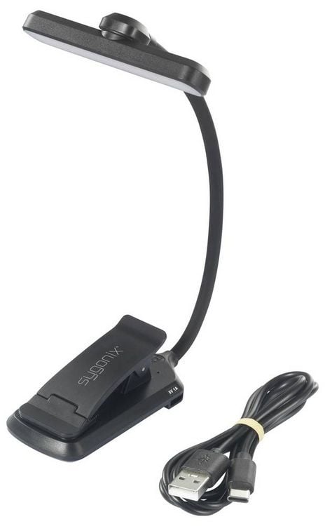 Produktbild: Sygonix SY-6748338 Tischlampe LED 1W Schwarz