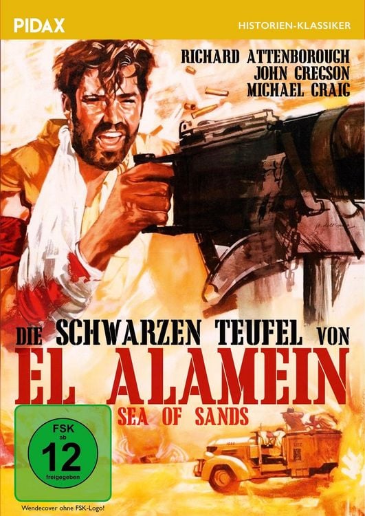 Produktbild: Die schwarzen Teufel von El Alamein (Sea of Sand) / Hervorragendes Kriegsabenteuer mit Starbesetzung (Pidax Historien-Klassiker)