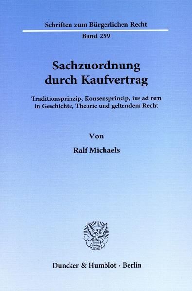 Produktbild: Sachzuordnung durch Kaufvertrag.