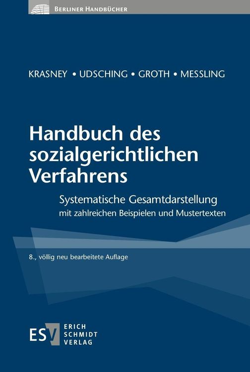 Produktbild: Handbuch des sozialgerichtlichen Verfahrens