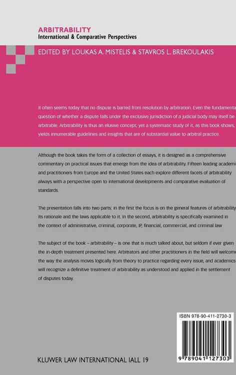 Produktbild: Arbitrability