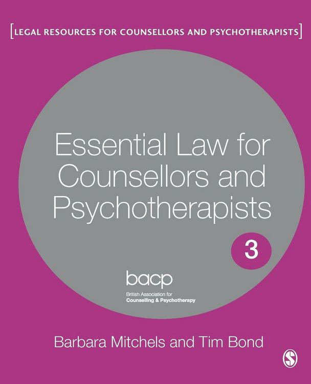 Produktbild: Essential Law for Counsellors and Psychotherapists