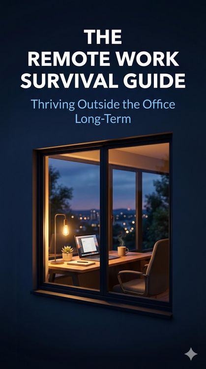 Produktbild: The Remote Work Survival Guide: Thriving Outside the Office Long-Term