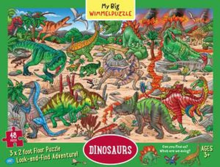 Produktbild: My Big Wimmelpuzzle--Dinosaurs Floor Puzzle, 48-Piece