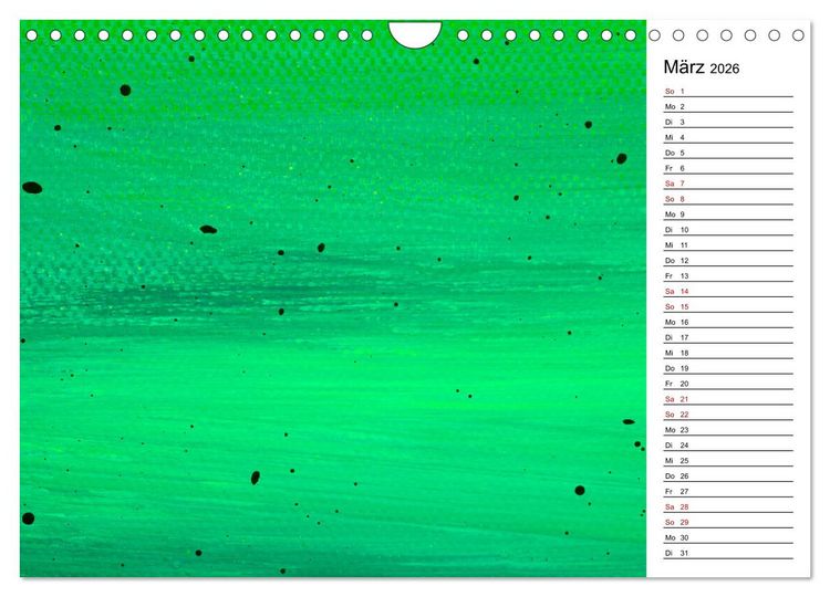 Produktbild: Mein bunter DIY-Bastelkalender (Wandkalender 2026 DIN A4 quer), CALVENDO Monatskalender