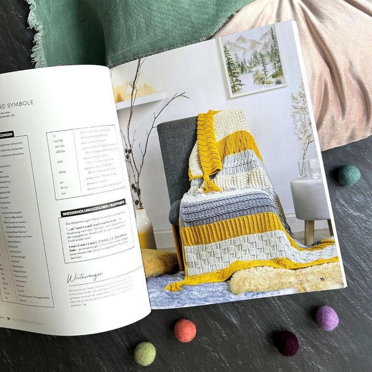 Produktbild: Mix & Match Farbenfrohe Decken h&auml;keln