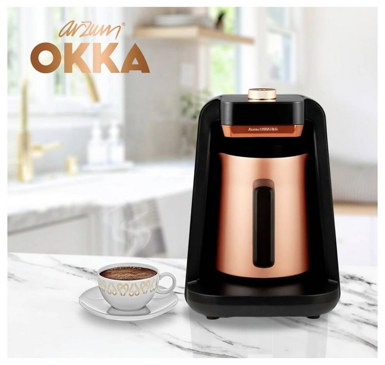 Produktbild: Arzum ESPRESSOKANNE mit Kaffeemaschine Bronze Fassungsverm&ouml;gen Tassen=5