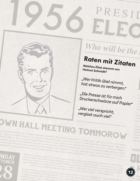 Produktbild: Das Rentner-R&auml;tselbuch &ndash; 19 frische R&auml;tselarten mit Nostalgie-Effekt.