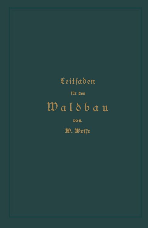 Produktbild: Leitfaden f&uuml;r den Waldbau