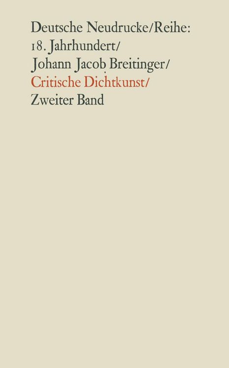 Produktbild: Critische Dichtkunst