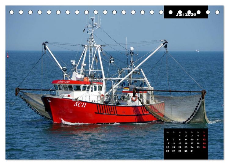 Produktbild: Bitte ein Schiff! (Tischkalender 2026 DIN A5 quer), CALVENDO Monatskalender