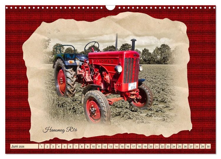 Produktbild: Hanomag Schlepper (Wandkalender 2026 DIN A3 quer), CALVENDO Monatskalender