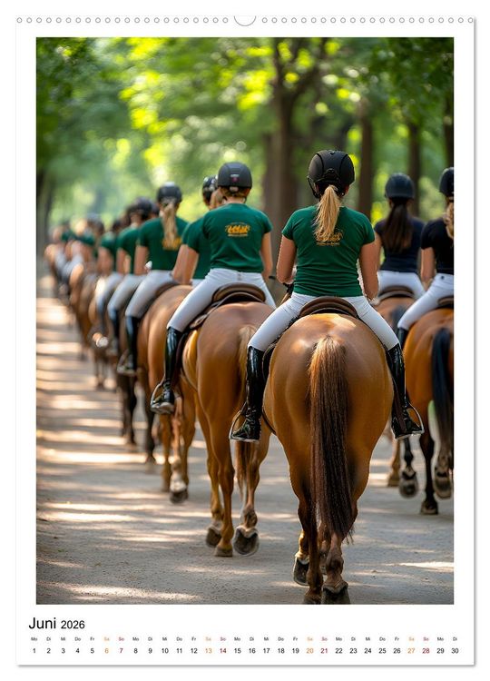Produktbild: Faszination Reiten (hochwertiger Premium Wandkalender 2026 DIN A2 hoch), Kunstdruck in Hochglanz