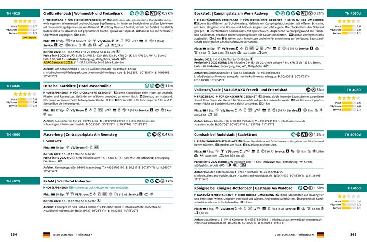 Produktbild: ADAC Stellplatzf&uuml;hrer 2022 Deutschland und Europa