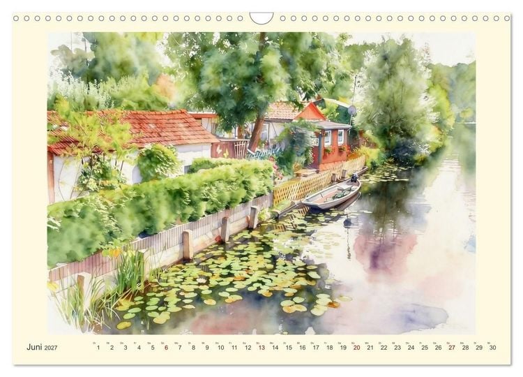 Produktbild: Abwechslungsreiches Brandenburg (Wandkalender 2027 DIN A3 quer), CALVENDO Monatskalender