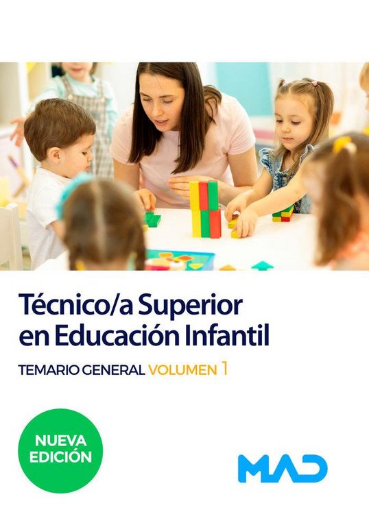 Produktbild: T&eacute;cnico-a superior en educaci&oacute;n infantil : temario general