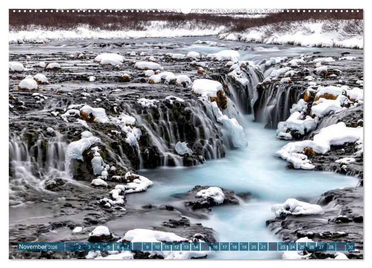 Produktbild: Island - Reise in eine andere Welt (Wandkalender 2026 DIN A2 quer), CALVENDO Monatskalender