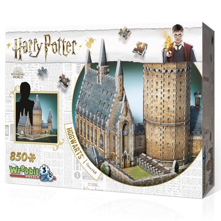 Produktbild: Harry Potter Hogwarts Gro&szlig;e Halle 3D-Puzzle 850 Teile