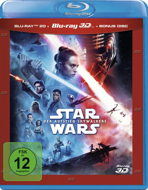 Produktbild: Star Wars - Der Aufstieg Skywalkers (+ Blu-ray 2D) (+ Bonus-Blu-ray)