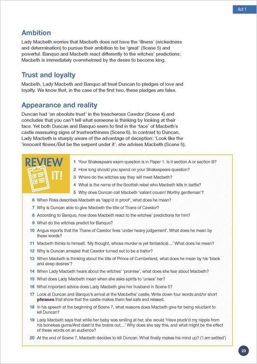 Produktbild: Macbeth AQA English Literature