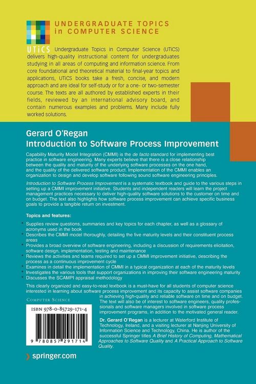 Produktbild: Introduction to Software Process Improvement