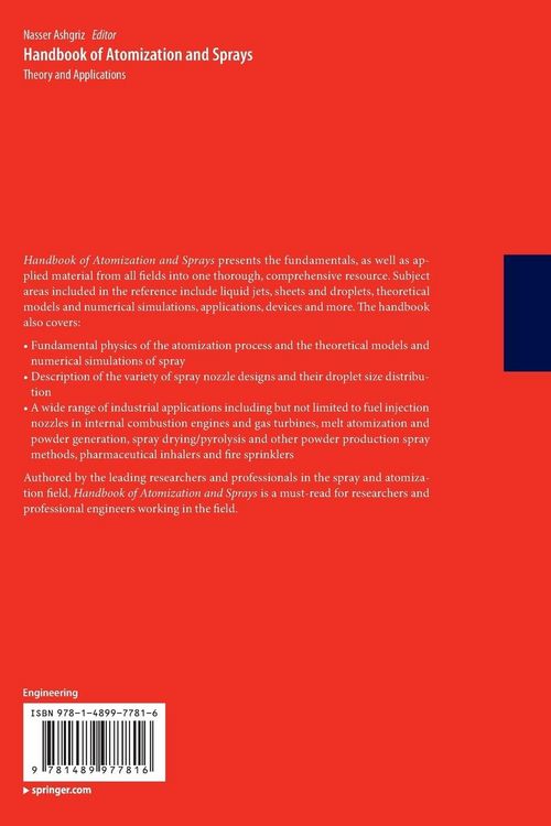 Produktbild: Handbook of Atomization and Sprays