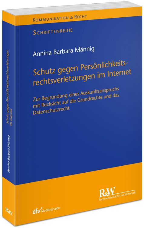 Produktbild: Schutz gegen Pers&ouml;nlichkeitsrechtsverletzungen im Internet