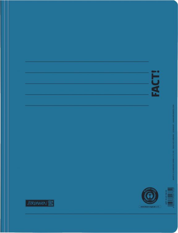 Produktbild: Brunnen Schnellhefter FACT! blau