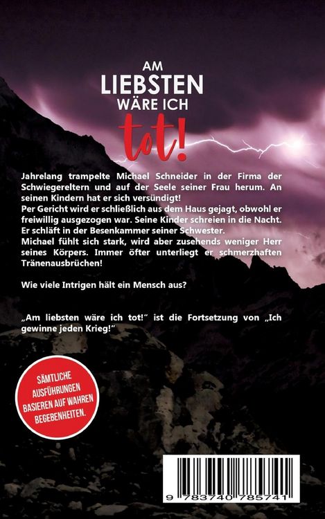 Produktbild: Am liebsten w&auml;re ich tot!