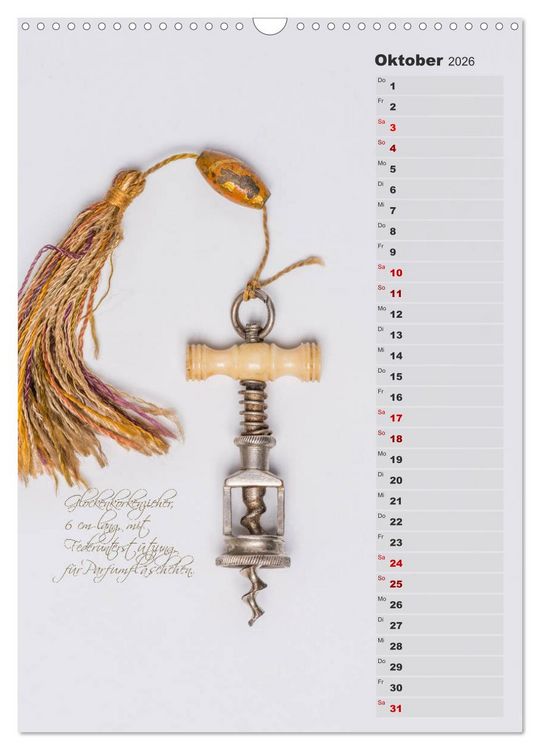 Produktbild: Emotionale Momente: Korkenzieher - geniales Alltagswerkzeug. Planer. (Wandkalender 2026 DIN A3 hoch), CALVENDO Monatskalender