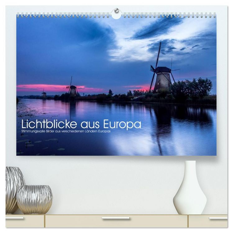 Produktbild: Lichtblicke aus Europa (hochwertiger Premium Wandkalender 2026 DIN A2 quer), Kunstdruck in Hochglanz