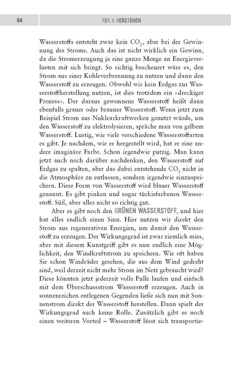 Produktbild: Grün-Blau ist der Wasserstoff