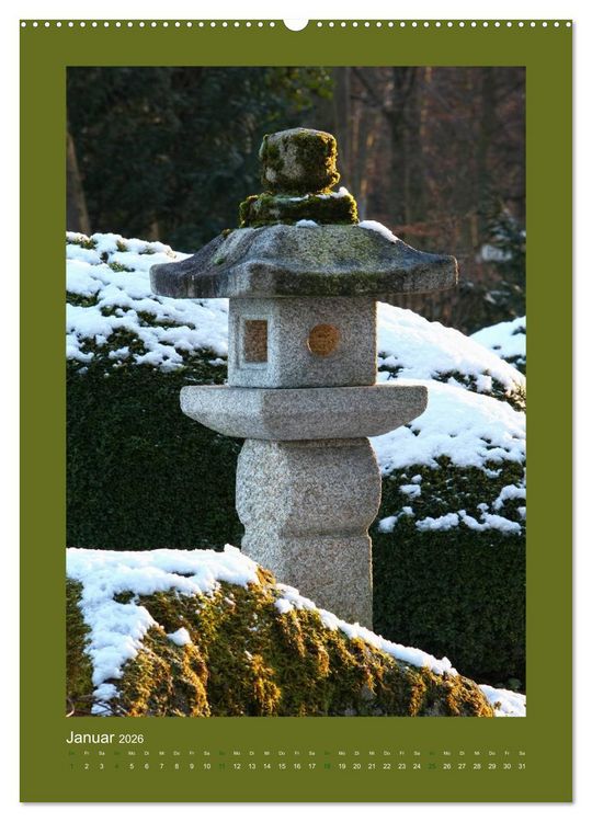Produktbild: Farbtupferl - Botanischer Garten Augsburg (hochwertiger Premium Wandkalender 2026 DIN A2 hoch), Kunstdruck in Hochglanz