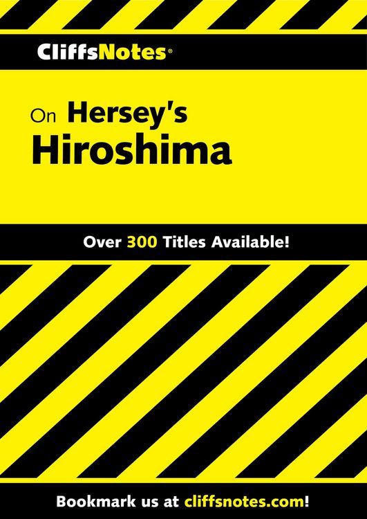 Produktbild: CliffsNotes on Hersey's Hiroshima