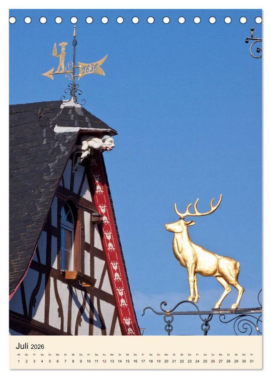 Produktbild: AHRWEILER - ALTSTADTIMPRESSIONEN (Tischkalender 2026 DIN A5 hoch), CALVENDO Monatskalender