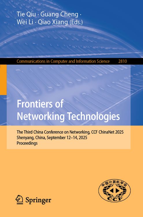 Produktbild: Frontiers of Networking Technologies
