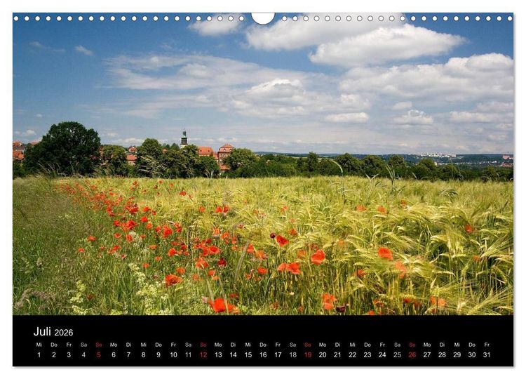 Produktbild: Fuldaer Land - Heile Welt zwischen Rh&ouml;n und Vogelsberg (Wandkalender 2026 DIN A3 quer), CALVENDO Monatskalender