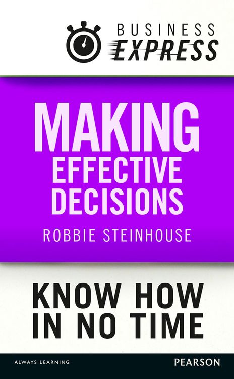 Produktbild: Business Express: Making effective decisions
