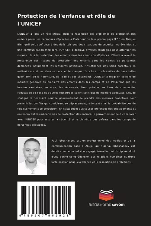 Produktbild: Protection de l'enfance et r&ocirc;le de l'UNICEF