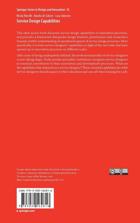 Produktbild: Service Design Capabilities