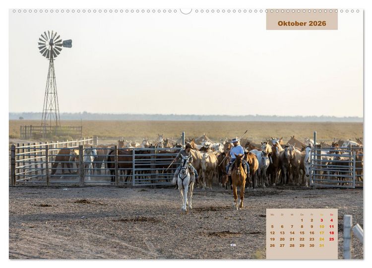 Produktbild: Pferde - Andalusiens wilder Westen (Wandkalender 2026 DIN A2 quer), CALVENDO Monatskalender