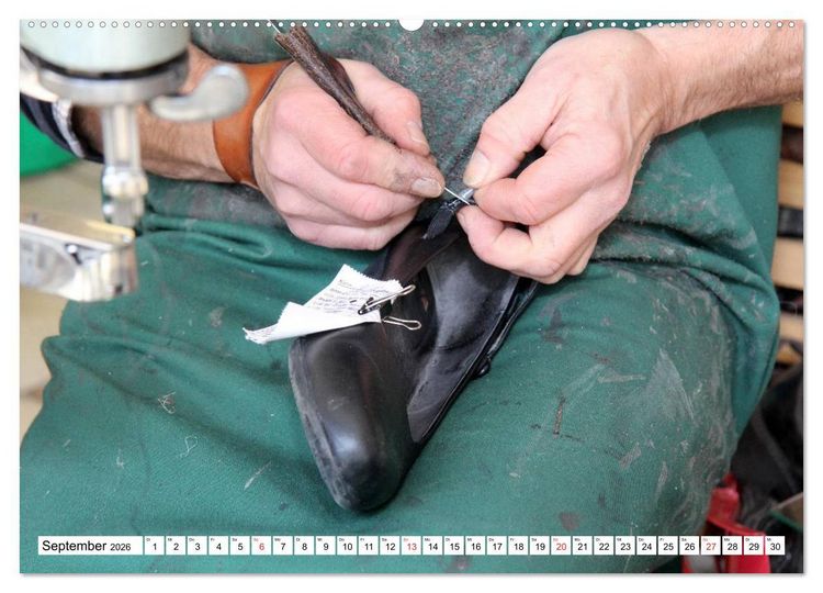 Produktbild: Das Handwerk der Schuhmacher (Wandkalender 2026 DIN A2 quer), CALVENDO Monatskalender