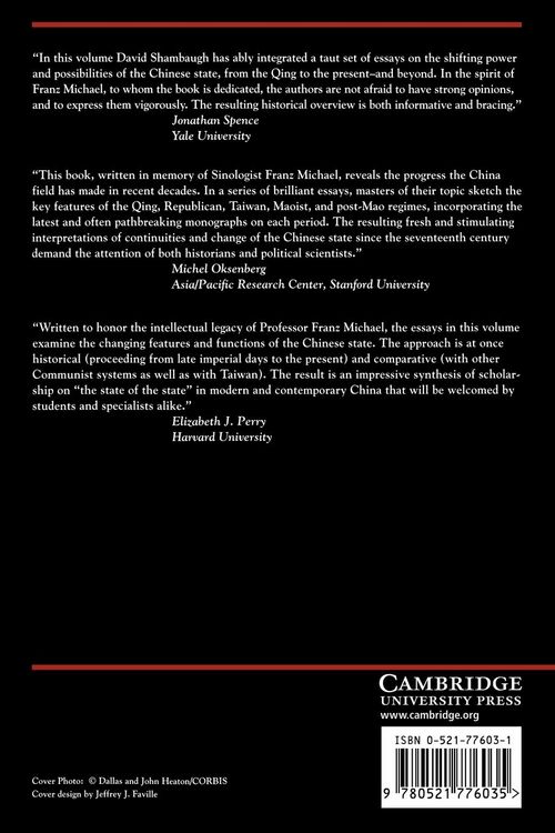 Produktbild: The Modern Chinese State