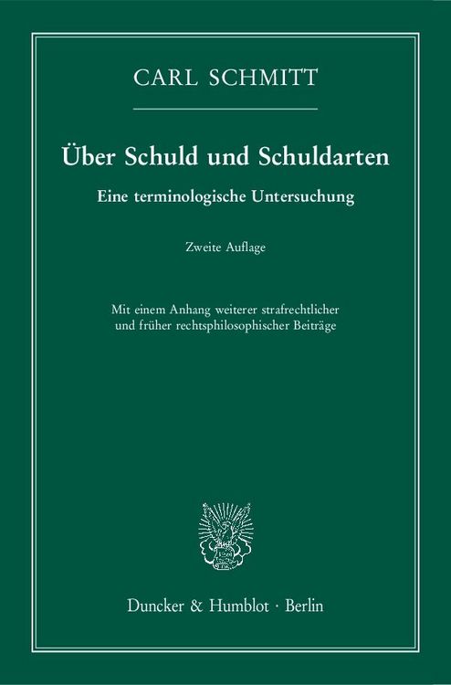 Produktbild: &Uuml;ber Schuld und Schuldarten.