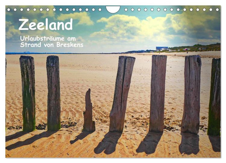 Produktbild: Zeeland - Urlaubstr&auml;ume am Strand von Breskens (Wandkalender 2026 DIN A4 quer), CALVENDO Monatskalender