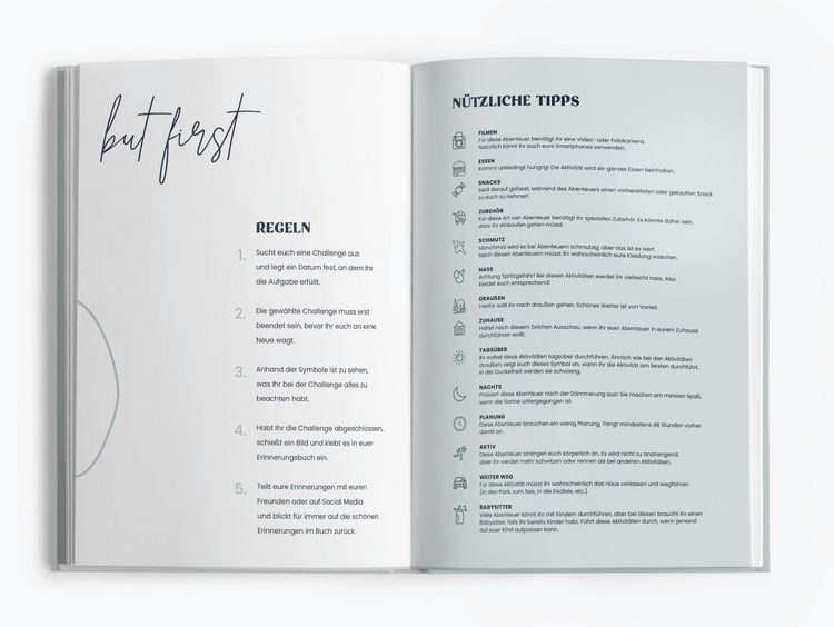 Produktbild: Memories2Make&reg; Challengebuch f&uuml;r Freundinnen