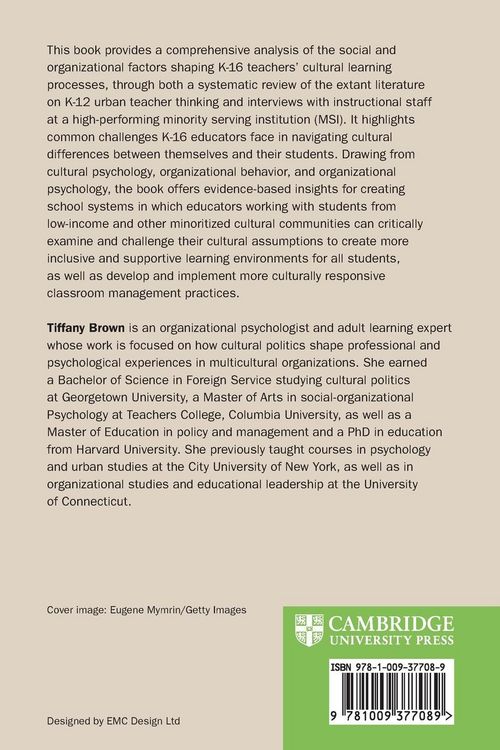 Produktbild: Cultural Learning in Urban Schools and Minority Serving Institutions