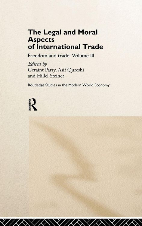 Produktbild: The Legal and Moral Aspects of International Trade